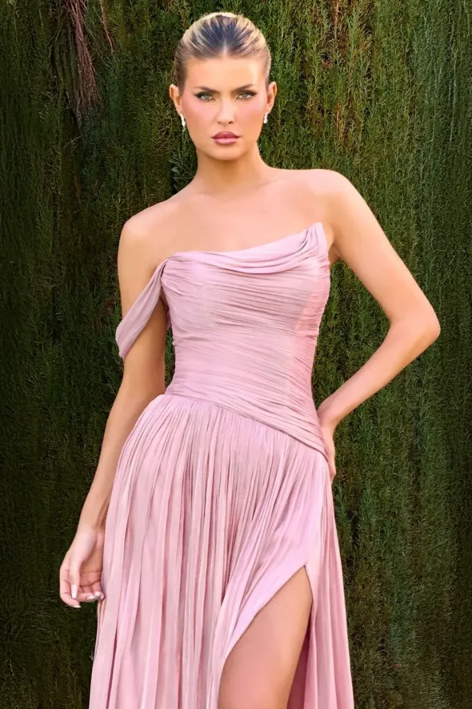 Robe de soirée longue et lumineuse - CD409